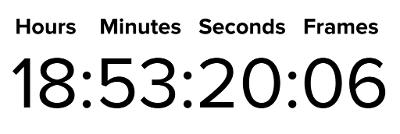 关于时间码（Timecode）